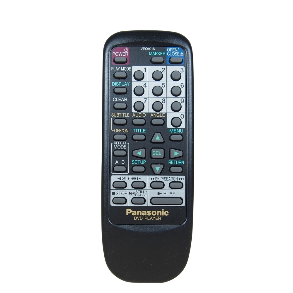 Genuine Panasonic‎ DVD Player Remote Control VEQ1916 UR64EC1822